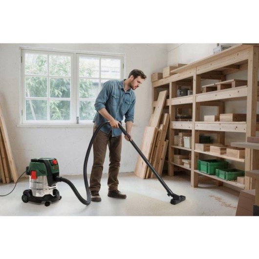 Aspirador seco y mojado Bosch PAS20-220P 1200W 20L acero inoxidable