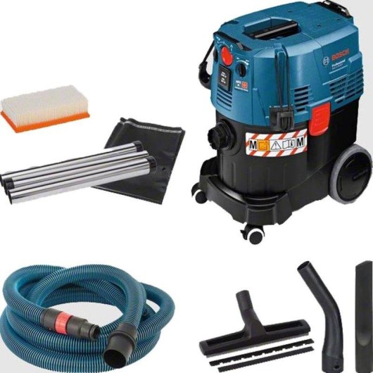 Aspirador industrial Bosch Professional GAS 35 M AFC 1380 W Seco y Húmedo 35 L