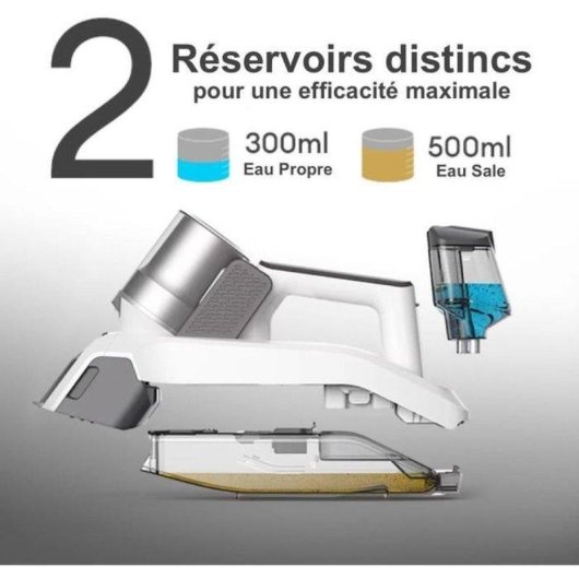 Aspiradora de Tapicerías EZIclean Spot Remover W100 60W 20 min USB-C 15000 Pa