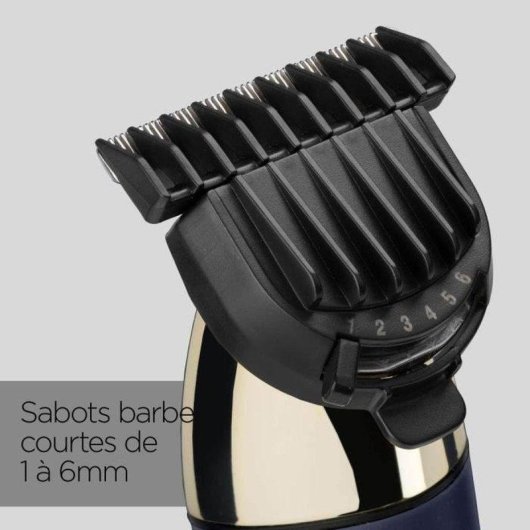 Cortapelos BaByliss Super-X Metal T992E Inalámbrico 12 mm 2 Peines Resistente al agua Carga Rápida
