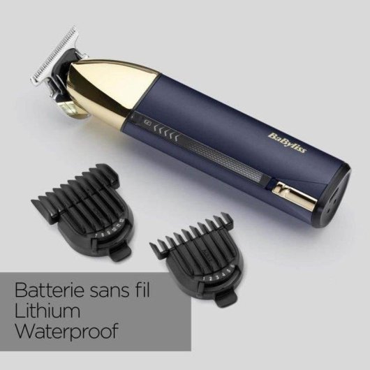 Cortapelos BaByliss Super-X Metal T992E Inalámbrico 12 mm 2 Peines Resistente al agua Carga Rápida