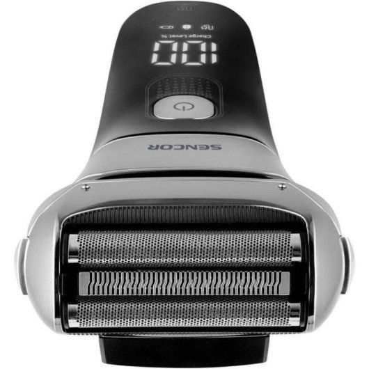 Rasoir Visage Sencor SMS 0900BK Sans Fil 90min Sec 2 Lames Inox LED