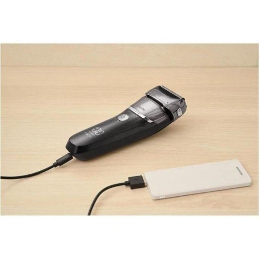 Rasoir Visage Sencor SMS 0900BK Sans Fil 90min Sec 2 Lames Inox LED