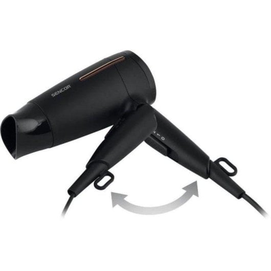 Sèche-cheveux Pliable Sencor SHD 0045BK 1600W 2 Températures 2 Vitesses Cool Shot Noir