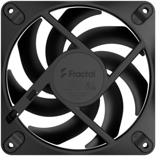 Kühlung Luft Fractal 120 mm Dynamic 3 PWM Schwarz Leise