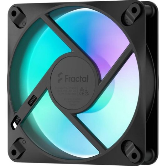 Kühlung Luft Fractal 120 mm Dynamic 3 PWM RGB 2200 RPM Leise