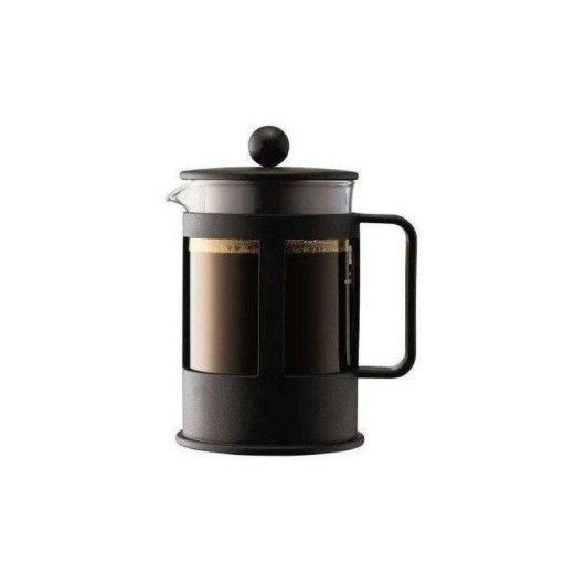 Caffettiera a stantuffo Bodum Kenya 0,5 L nera vetro borosilicato inox