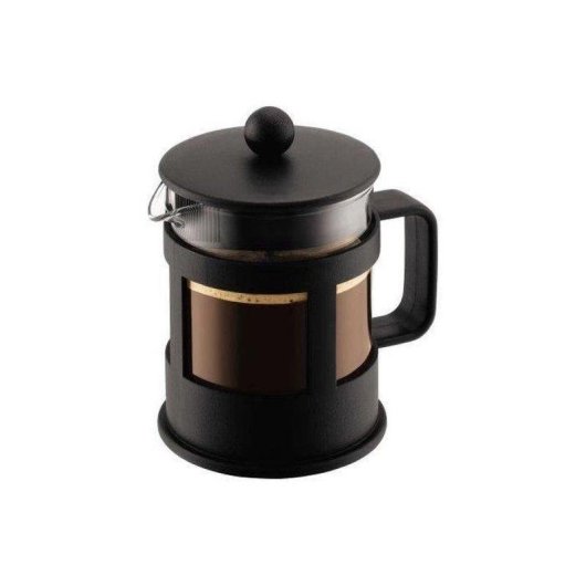 Caffettiera a stantuffo Bodum Kenya 0,5 L nera vetro borosilicato inox