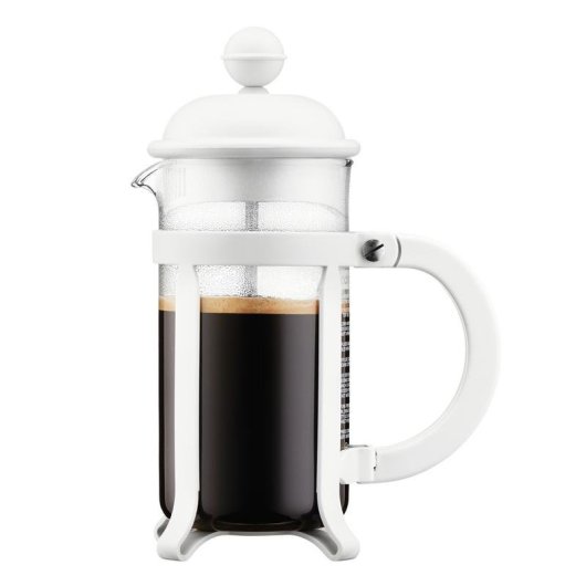Caffettiera a stantuffo Bodum Java 0,35 L bianco crema vetro borosilicato
