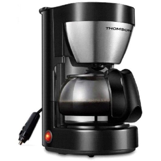 Caffettiera a filtro Thomson 0,65 L 170 W nera per auto 12 V