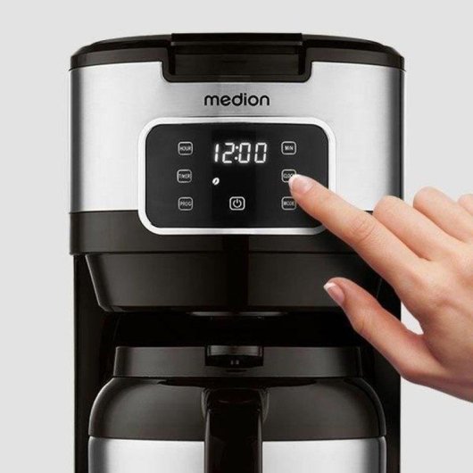 Cafetière à filtre Medion 900 W 1,2 L 10 Tasses Écran LED tactile