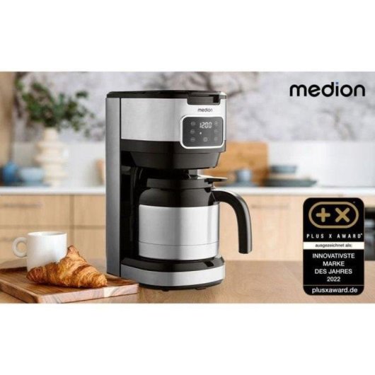 Cafetière à filtre Medion 900 W 1,2 L 10 Tasses Écran LED tactile