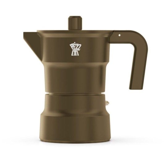Caffettiera italiana Pezzetti Solidexpress 0,3 L 6 Tazze Alluminio Kaki Opaco