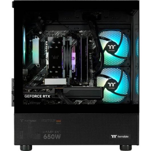 PC de bureau Thermaltake PC-000121-DE AMD Ryzen 7 5700X 16GB 500GB SSD RTX 5060 Windows 11 Pro RGB