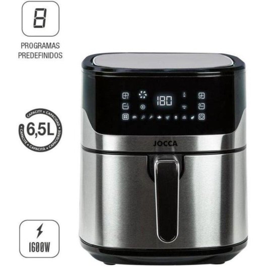 Heißluftfritteuse Jocca 2192 6,5L 1600W mit LED-Touchscreen