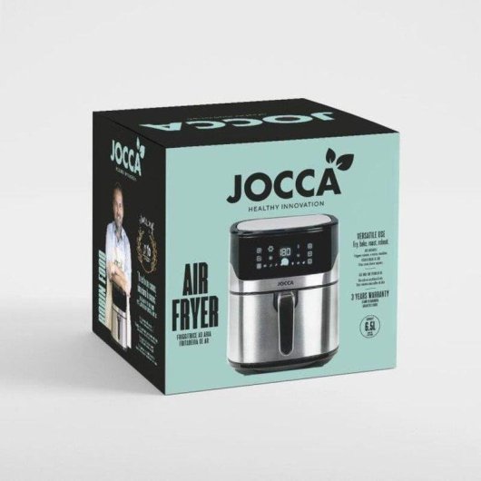 Heißluftfritteuse Jocca 2192 6,5L 1600W mit LED-Touchscreen