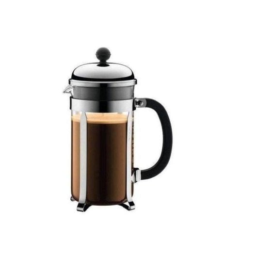 Caffettiera a pistone Bodum Chambord 1 L doppio filtro acciaio inox