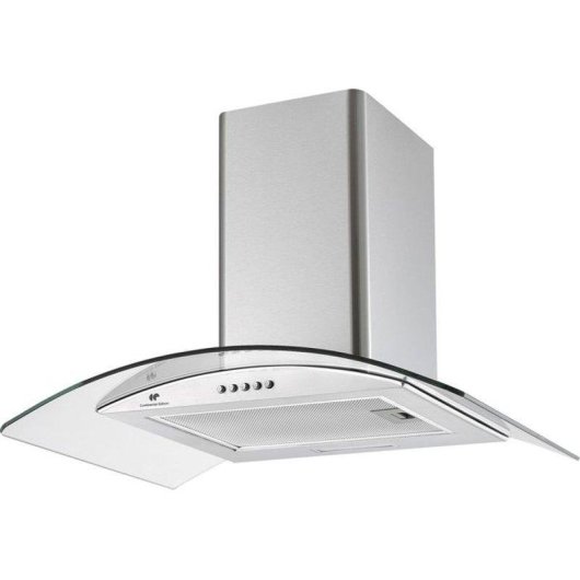 Campana extractora Continental Edison CEH60GS2 Abluft 60cm Edelstahl und Glas