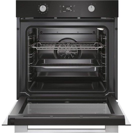 Einbaubackofen Rosieres RO6 T3B3EYTB Pyrolyse Hydrolyse Dampf 78L WiFi A++ Schwarz