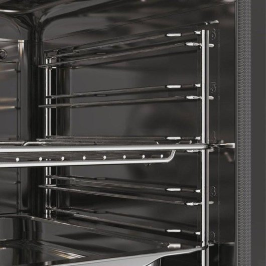 Einbaubackofen Rosieres RO6 T3B3EYTB Pyrolyse Hydrolyse Dampf 78L WiFi A++ Schwarz