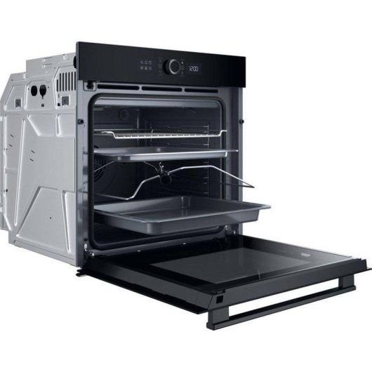 Einbaubackofen Hotpoint HA4S80PM0BA Pyrolyse 73L 60cm A+ AirFry Dampf Schwarz