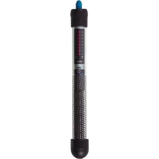 Calentador Zolux 50-100L 100W sumergible con termostato ajustable y ventosas