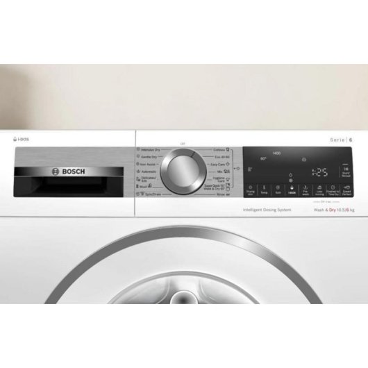 Lavasecadora Bosch 10,5/6 kg D WNG254A9BY con motor EcoSilence Drive