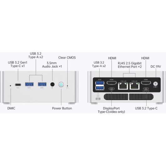 Mini PC Minisforum NAB6 Lite Intel Core i5-12600H 16GB 512GB SSD Iris Xe