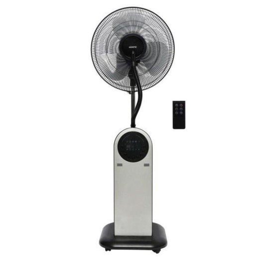 Ventilador de Pie Oceanic 3 en 1 95W 40cm 3 Velocidades con Nebulizador Ionizador Mando Temporizador