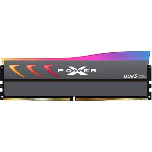 Arbeitsspeicher RAM Silicon Power SP016GXLWU60FFSK 16GB 1x16GB DDR5 6000MHz CL36 RGB Grau
