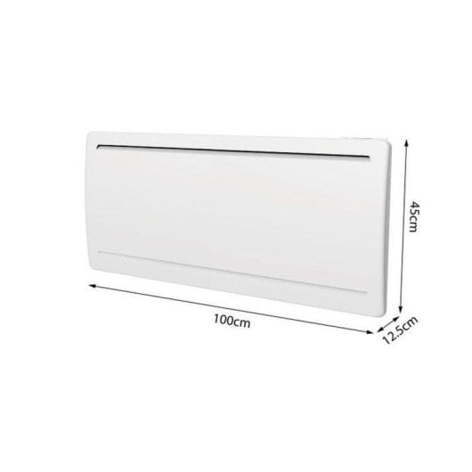 Radiateur Électrique Oceanic Rubí 2000W Design Slim Blanc Programmation