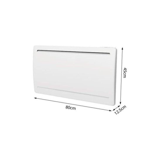 Radiateur Électrique Oceanic Rubis 1500W Inertie Sèche Céramique Blanc