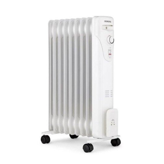 Radiador de aceite Oceanic 2000W 9 elementos termostato mecánico