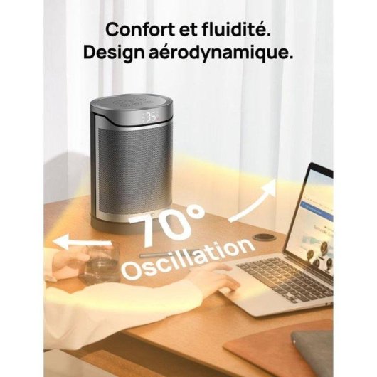 Aquecedor Cerâmico Torre Dreo Heater 318 1500W Oscilação 70° Eco