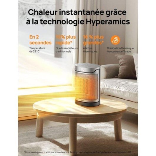 Aquecedor Cerâmico Torre Dreo Heater 318 1500W Oscilação 70° Eco
