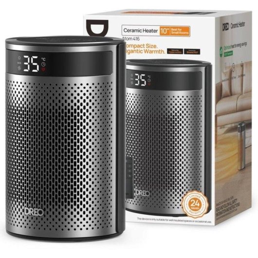 Calefactor cerámico Dreo Atom 416 1500W modo eco silencioso