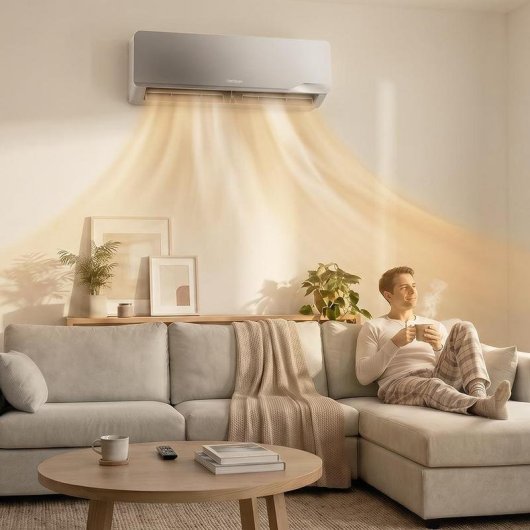 Aire Acondicionado Split 1x1 AirClima 12000 Wind Connected 3.000 Frigorías Inverter con Bomba de Calor WiFi Mando a Distancia