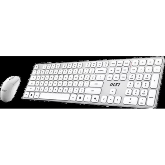 Clavier MSI Forge K210 W blanc allemand combo office avec souris