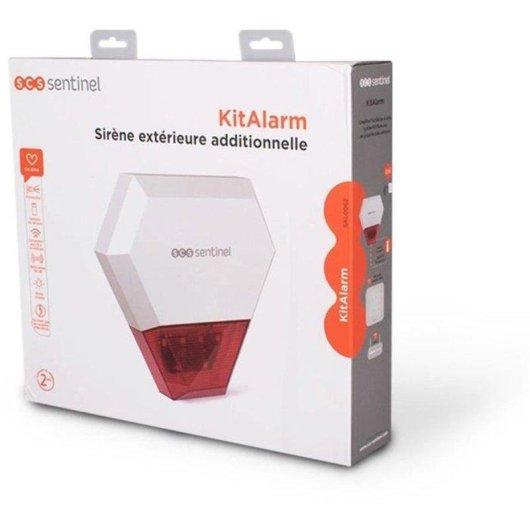 Alarma SCS SENTINEL KitAlarm Alámbrica Exterior 100 dB Visual 80 m IP56