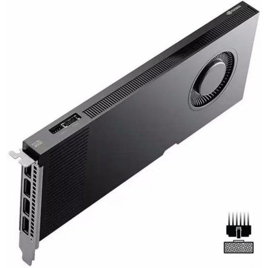 Tarjeta Gráfica NVIDIA RTX PRO 4000 24GB GDDR7 Blackwell PCIe 5.0 DLSS4 Studio