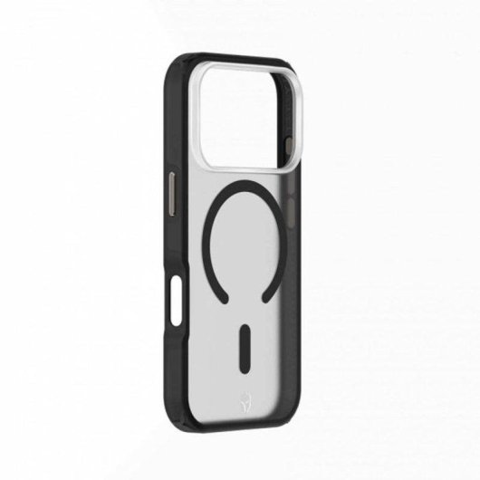 Funda para móvil Force Case Air Xtrem Frost MagSafe híbrida negra para iPhone 17 Pro