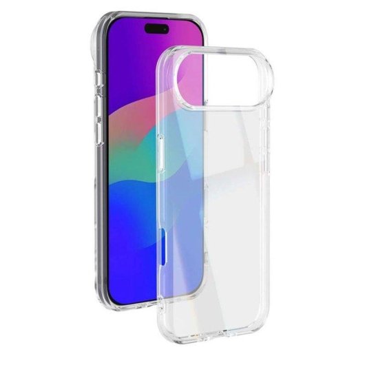 Transparente TPU Hülle BigBen Silisoft stoßfest kompatibel MagSafe für iPhone 17 Air