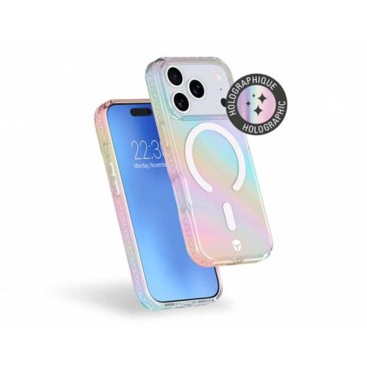 Cover Force Case FC Air MagSafe Trasparente Olografica Slim per iPhone 17 Pro