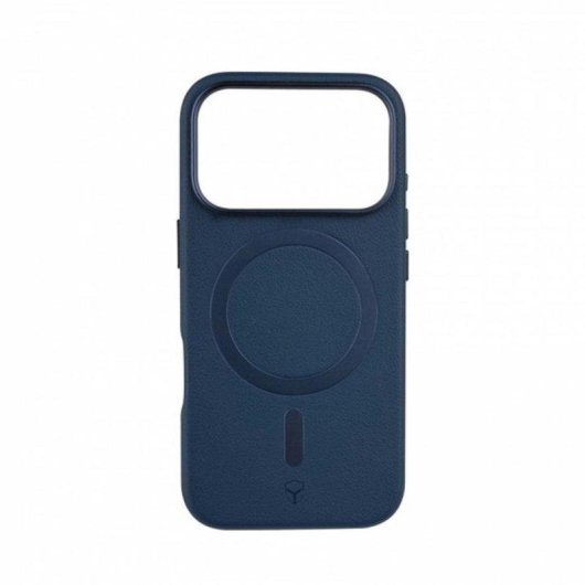 Funda para móvil Force Case FC Platinium MagSafe Slim Cuero Sintético Azul para iPhone 17 Pro