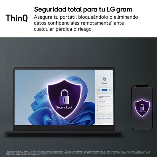 Portátil LG Gram 16" AMD Ryzen AI 7 445 32GB 512GB SSD Radeon Graphics Sin SO