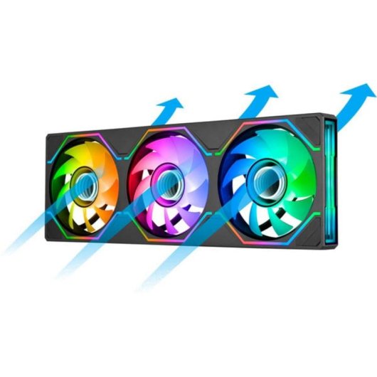 Refrigeration Air Thermaltake RGB 3x120 mm PWM 2000 rpm Directionnable