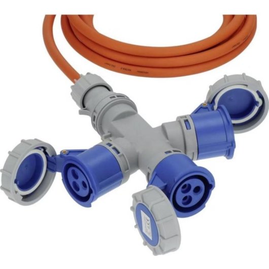 Multipresa Brennenstuhl 3 prese CEE 16/3 16 A impermeabile e antipolvere