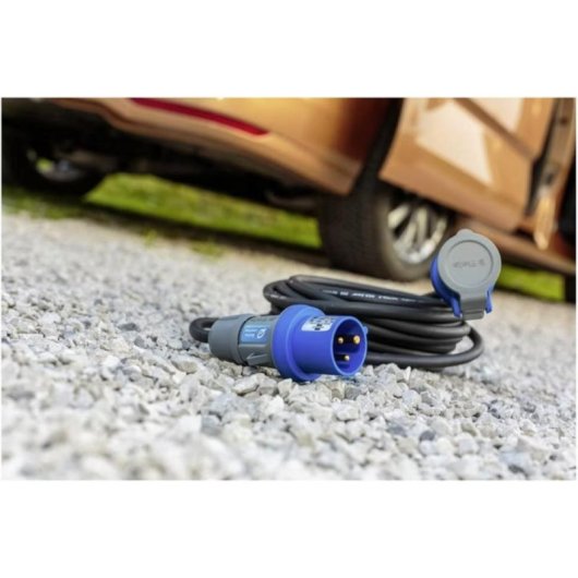 Multipresa Brennenstuhl 5 m CEE 16 A IP44 Gomma Neoprene Blu Grigio Nero