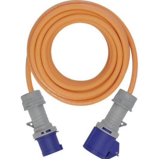 Multiprise Brennenstuhl 3 prises CEE 16 A 10 m Gomme Néoprène IP44 robuste