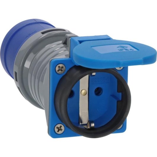Adattatore Brennenstuhl 1 presa CEE 7/7 IP44 16 A robusto e affidabile